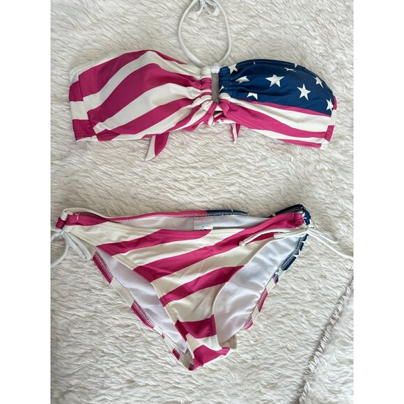 Top Melon 2pc bikini Flag Design Large - Picture 1 of 7